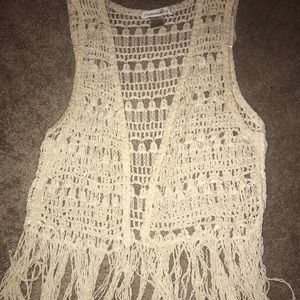 Knitted hippie cardigan